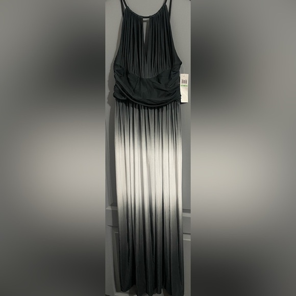 Maggy London Black and Gray Dress - Picture 1 of 5